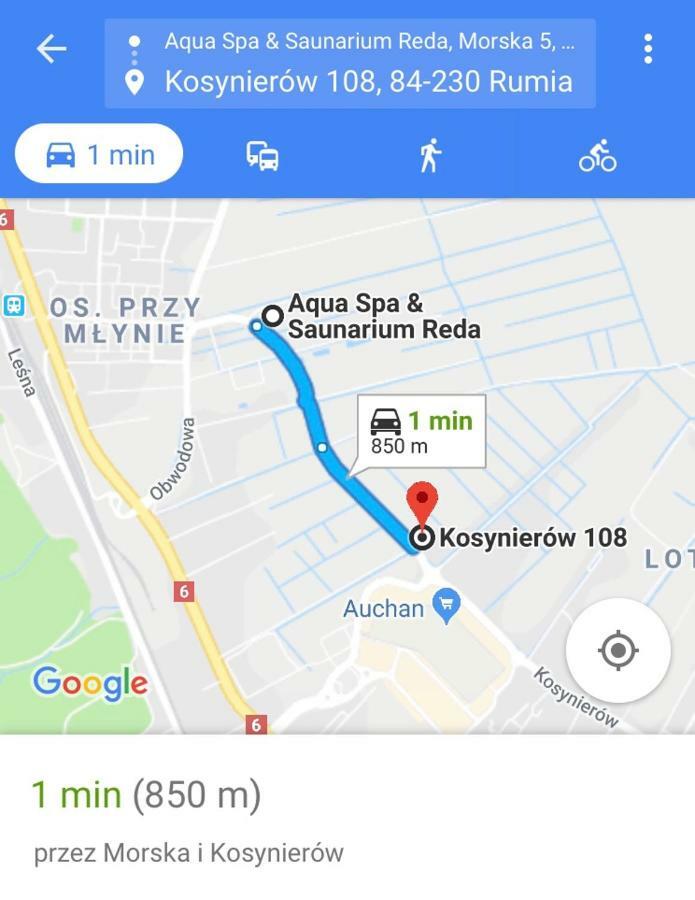 Apartament Przy Aquaparku W Redzie Rumia Exteriér fotografie